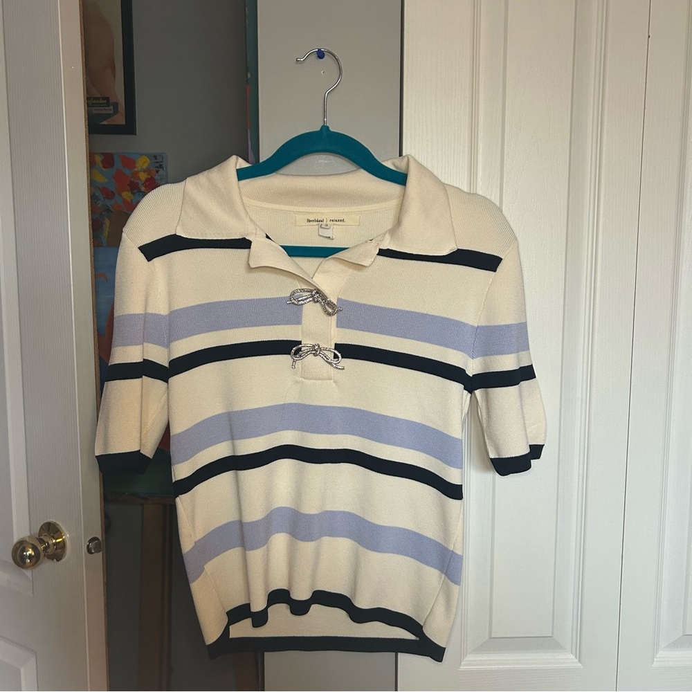 River Island Polo top with Bows